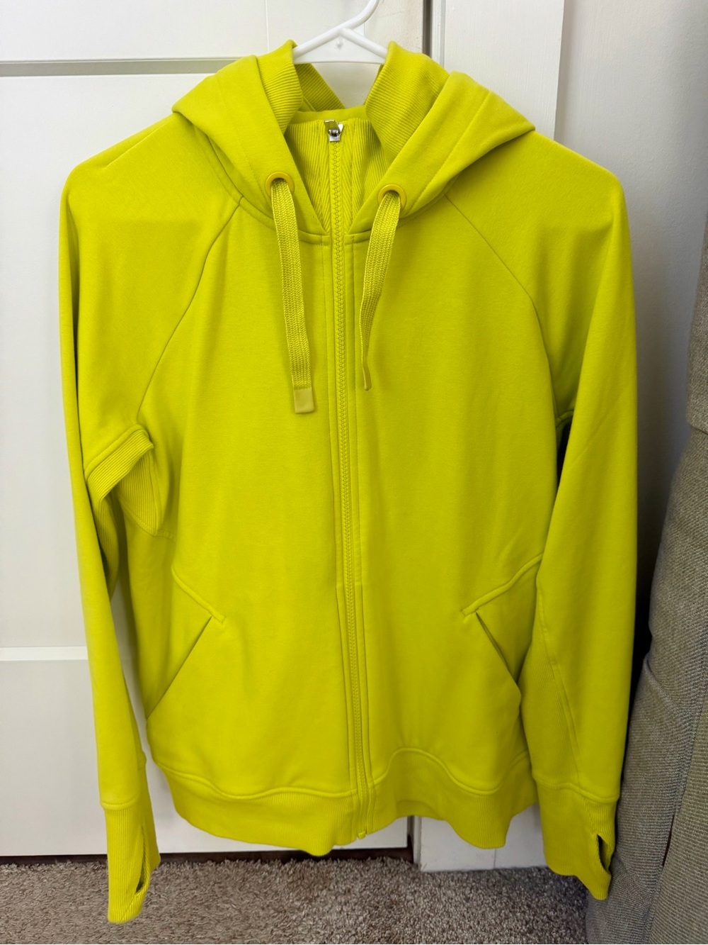 Athleta Women’s Hooded Full-Zip Jacket - Neon Chartreuse